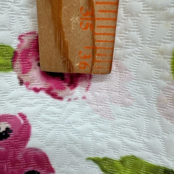 RACHEL PARCELL WHITE Pink Peonies Womans classic cottagecore sheath dress LARGE - Picture 12 of 14